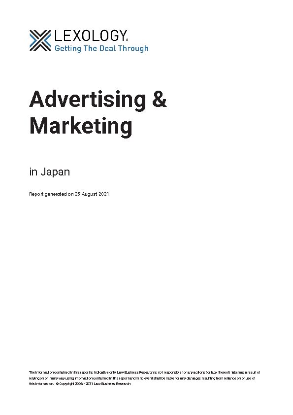 [PDF] Advertising & Marketing
