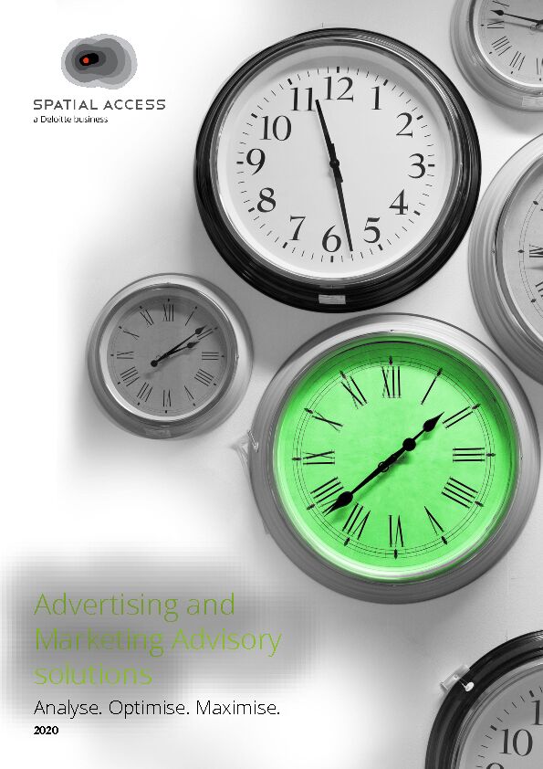 [PDF] Advertising and Marketing Advisory solutions - Deloitte