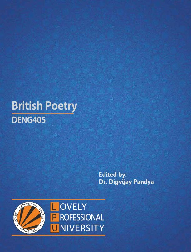 British Poetry - LPU Distance Education
