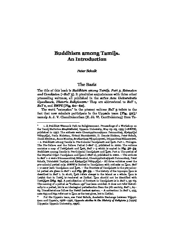Buddhism among Tamils - DiVA portal
