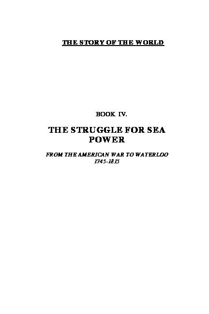 [PDF] the struggle for sea power - CHAPTER I
