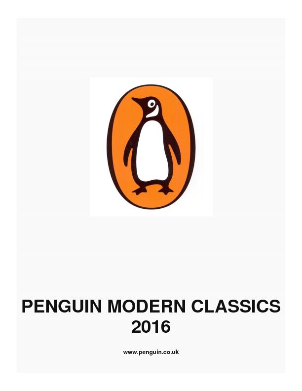 [PDF] PENGUIN MODERN CLASSICS 2016 - CarteStrainaro