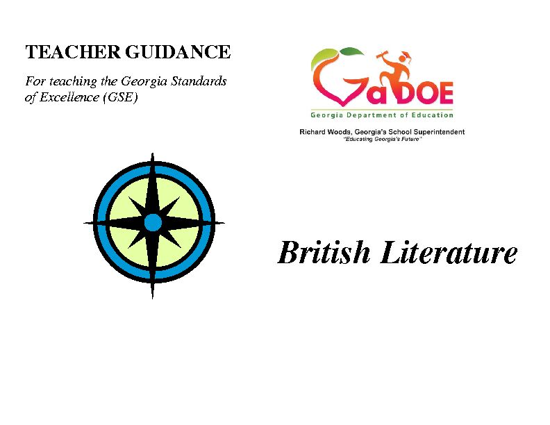 British Literature Guidance
