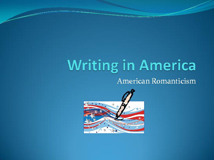[PDF] American Romanticism - AFSA High School