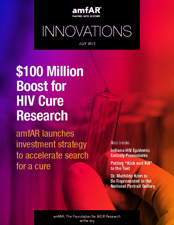 [PDF] INNOVATIONS - amfAR, The Foundation for AIDS Research