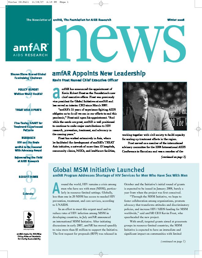 [PDF] amfAR, The Foundation for AIDS Research