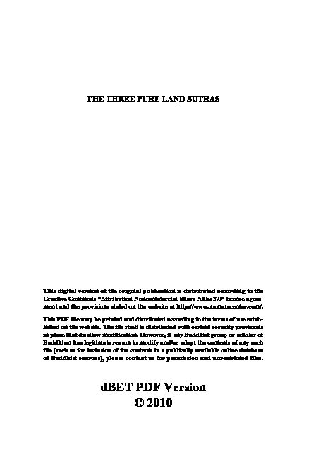 [PDF] The Three Pure Land Sutras