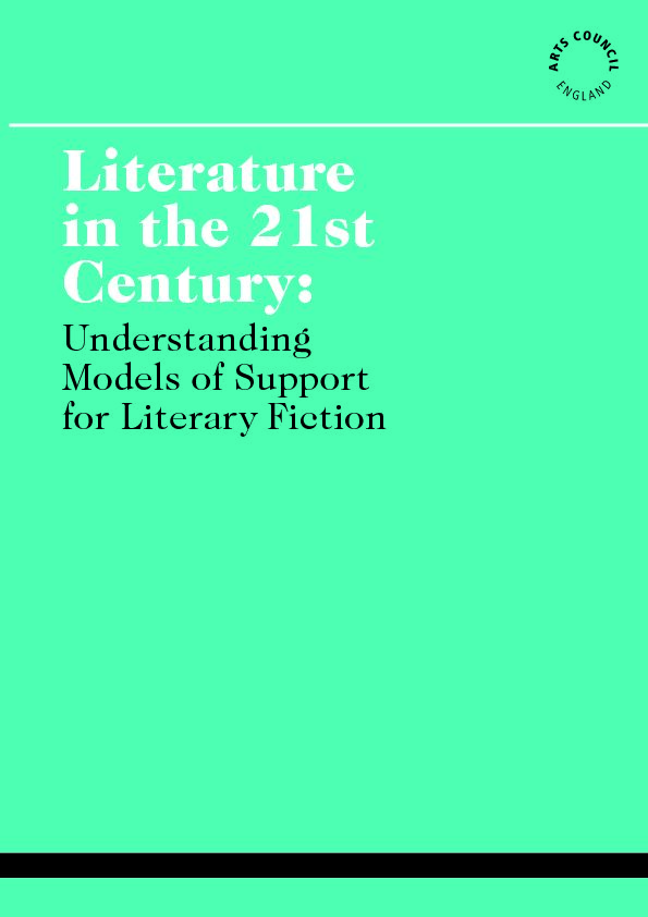 [PDF] Literature in the 21st Century: - Arts Council England