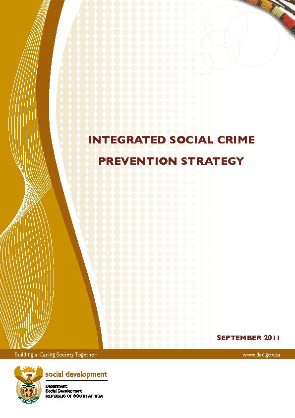 Integrated Social Crime Prevention Strategy - SaferSpaces
