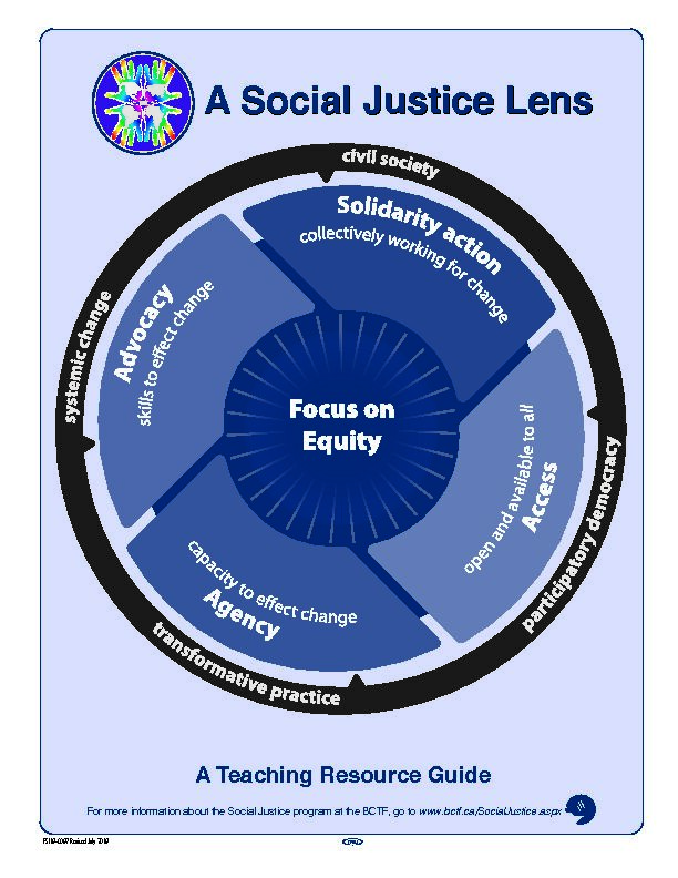 [PDF] A Social Justice Lens - BC Teachers Federation