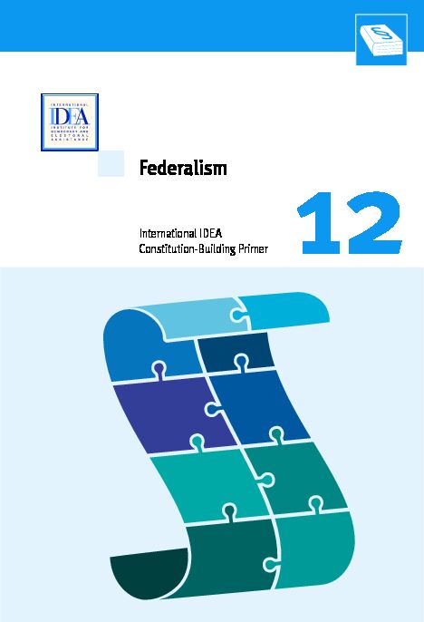 [PDF] Federalism - International IDEA