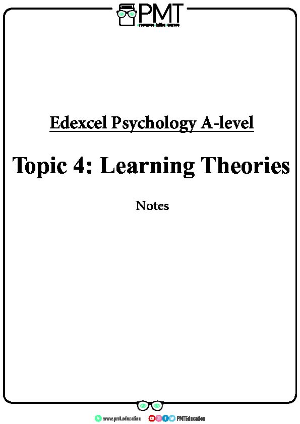 [PDF] Topic 4: Learning Theories - Physics & Maths Tutor