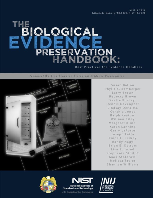 NISTIR 7928 The Biological Evidence Preservation Handbook