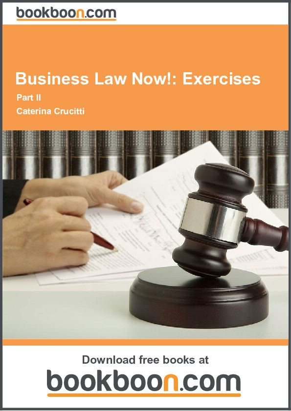 [PDF] Business Law Now: Exercises