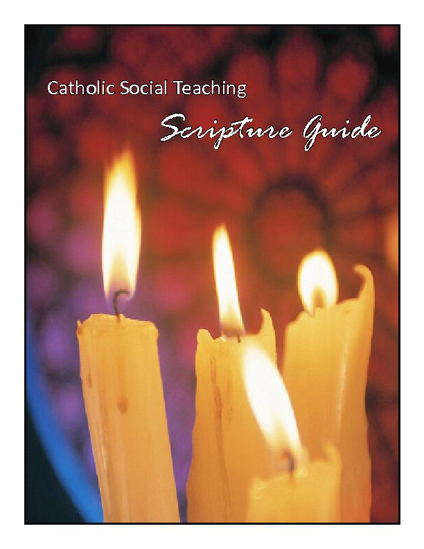 Catholic Social Teaching Scripture Guide - Catholic Church in
