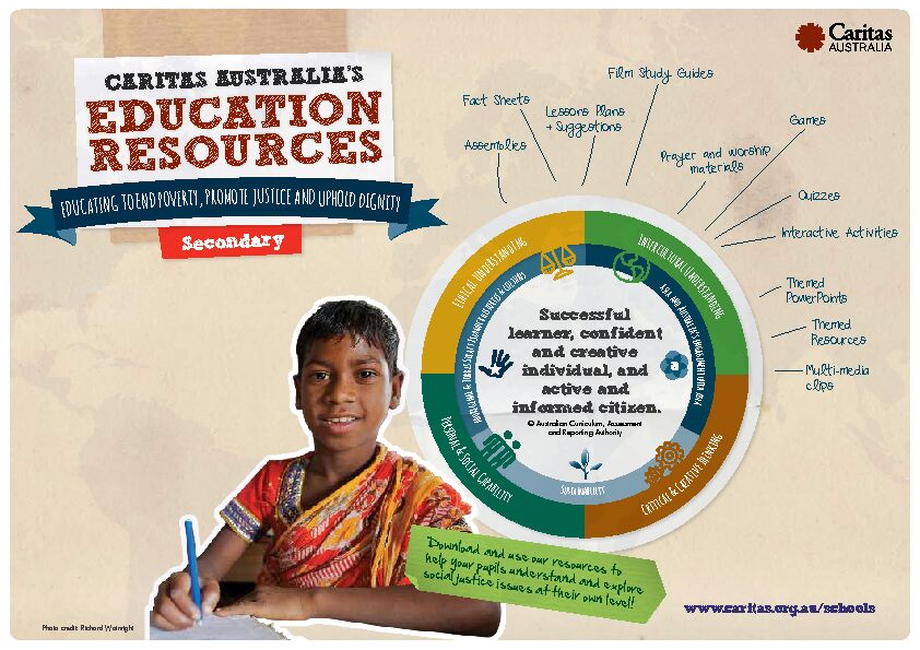 [PDF] Caritas Australia Secondary Classroom Resources