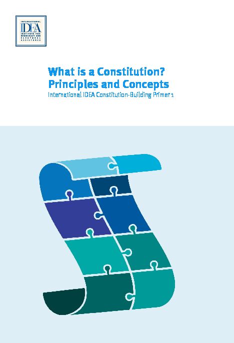 [PDF] What is a Constitution? Principles and Concepts - International IDEA