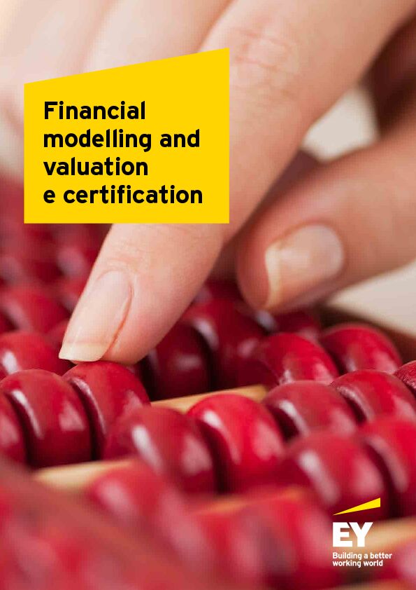 [PDF] Financial modelling and valuation e certification - EY