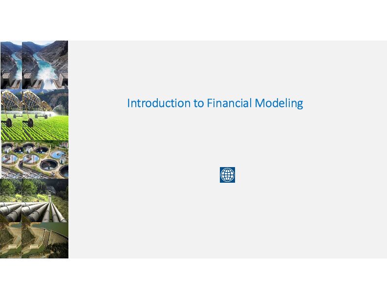 [PDF] Introduction to Financial Modeling