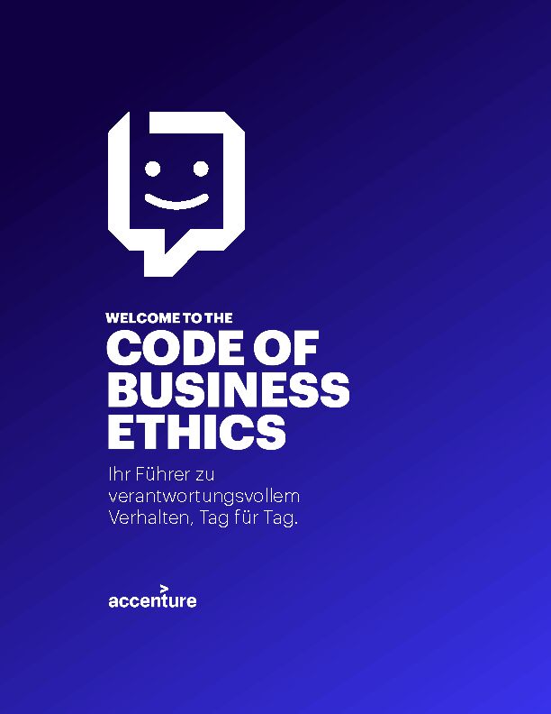 [PDF] Code of Business Ethics  Accenture
