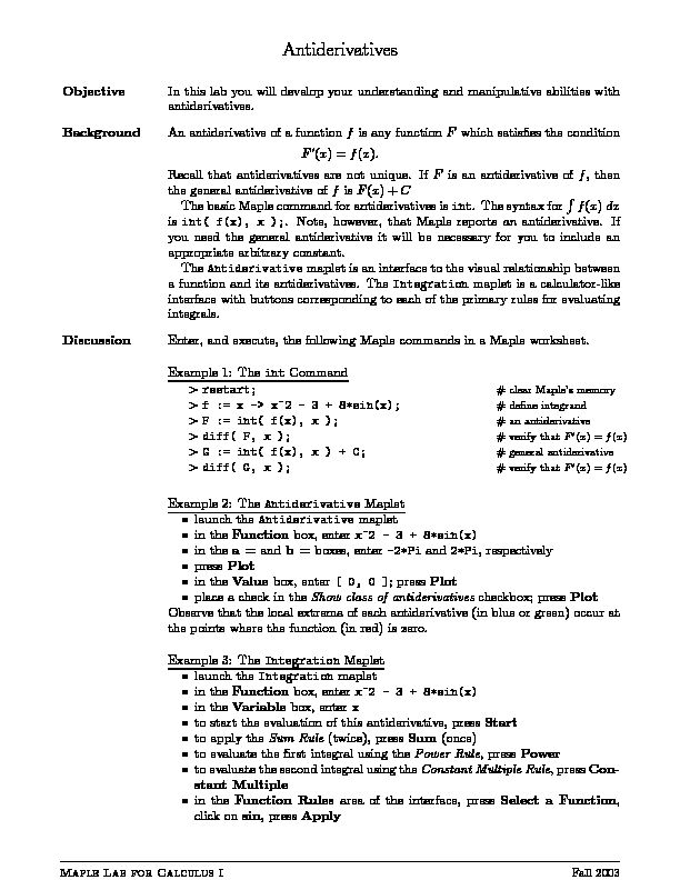 [PDF] Antiderivatives