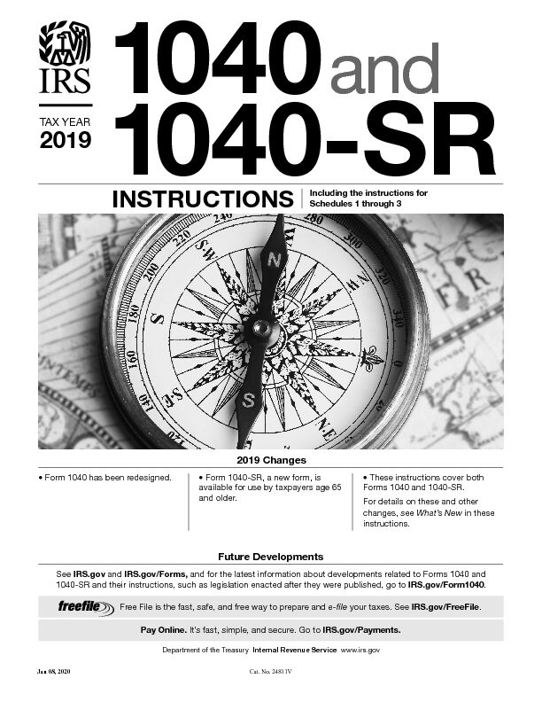 [PDF] 2019 Instruction 1040 - IRS