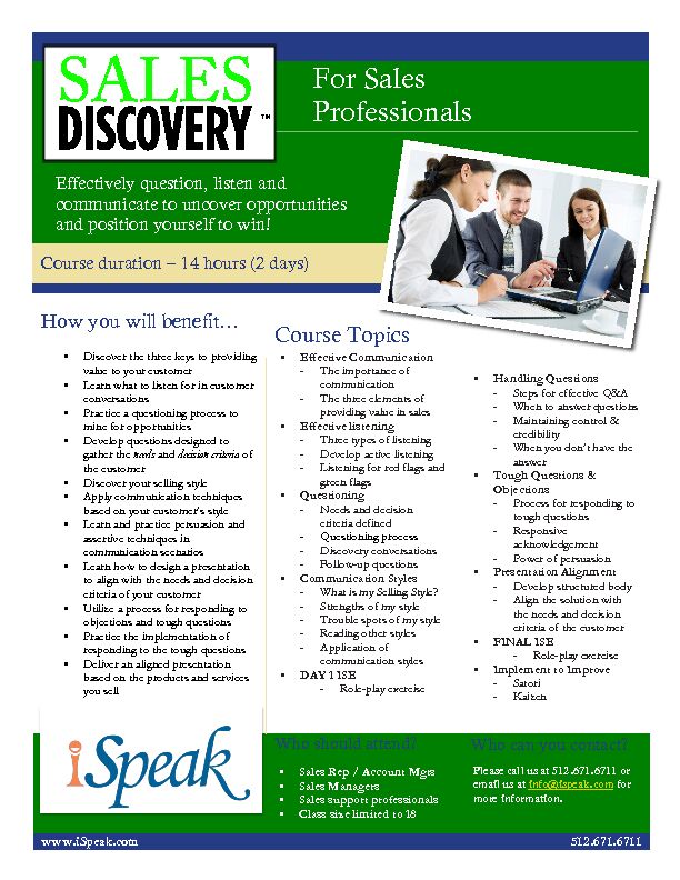 [PDF] sales - discovery