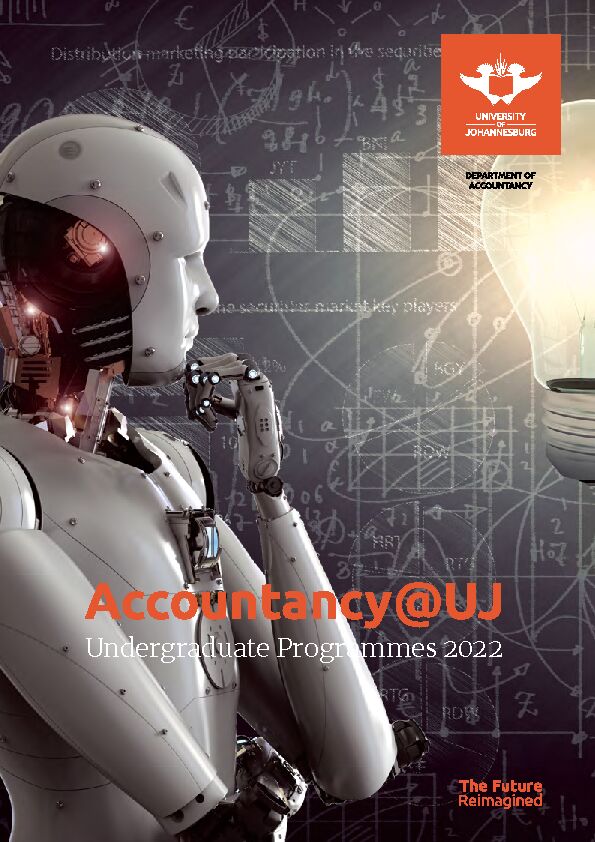 [PDF] Bachelors of Accounting - UJ