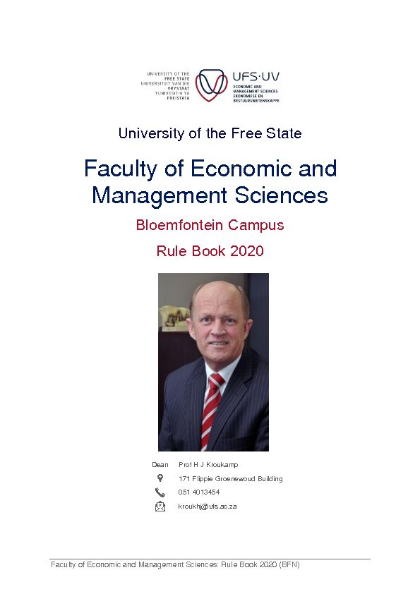 [PDF] Faculty of Economic and Management Sciences