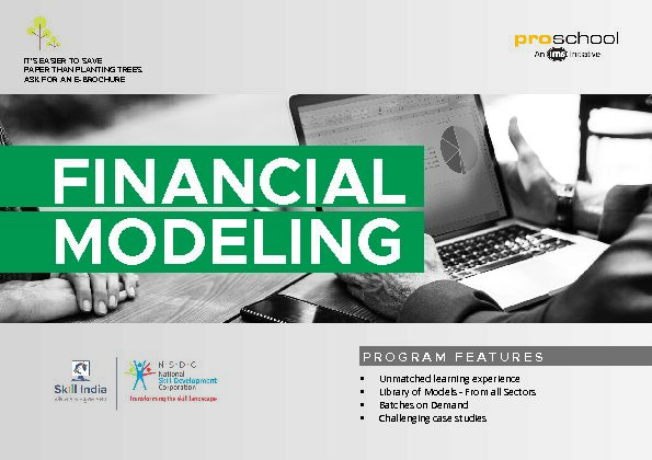 [PDF] Financial Modeling  IMS Proschool