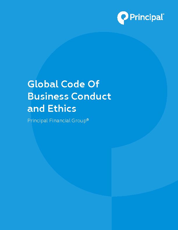 [PDF] Global Code Of Business Conduct and Ethics