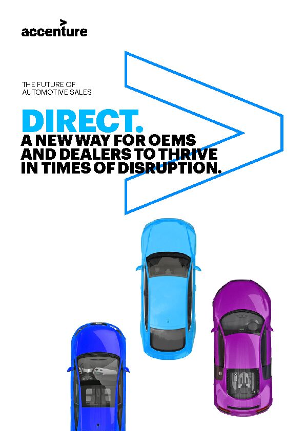 [PDF] Accenture study the future of automotive sales