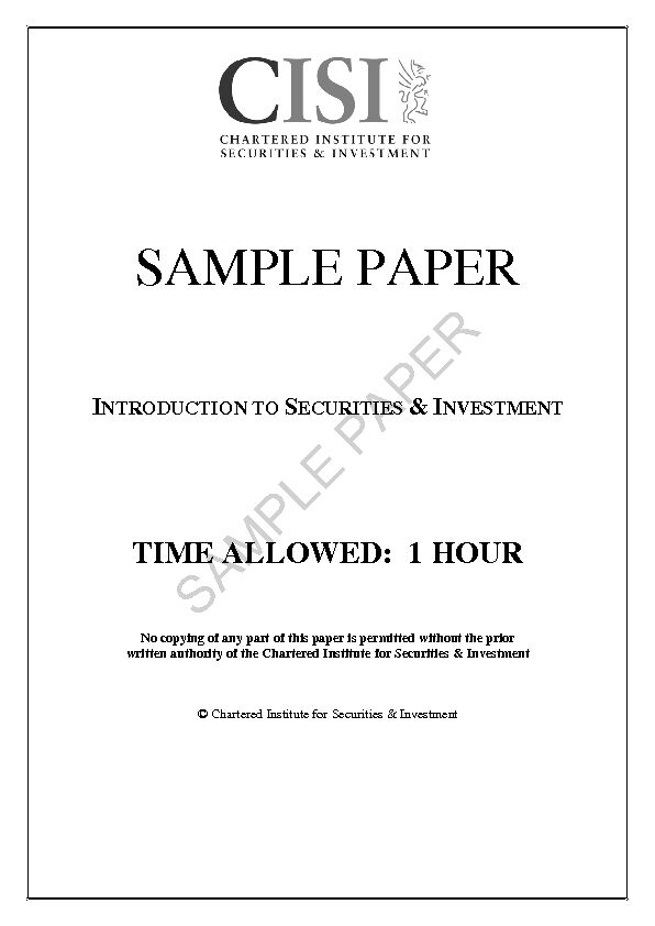 [PDF] Example sample paper - CISI
