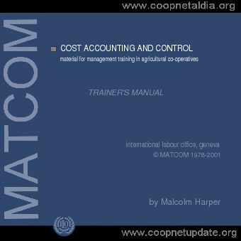 COST ACCOUNTING AND CONTROL by Malcolm Harper