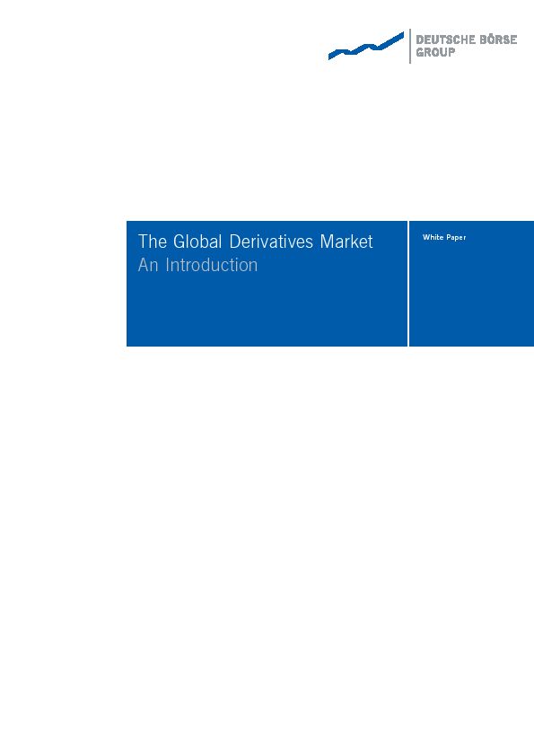 [PDF] The Global Derivatives Market An Introduction
