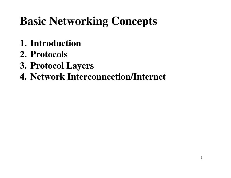 [PDF] Basic Networking Concepts