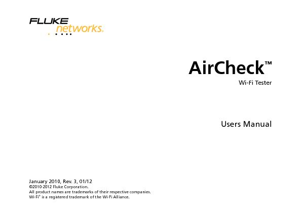 [PDF] AirCheck™
