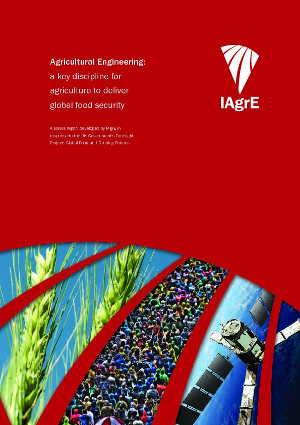 [PDF] Agricultural Engineering: a key discipline for agriculture to  - IAgrE