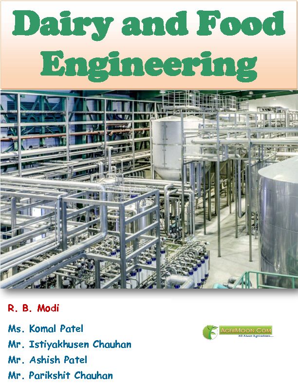 [PDF] Dairy and Food Engineering - AgriMoonCom