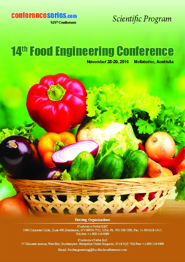 [PDF] 14th Food Engineering Conference - d2cax41o7ahm5lcloudfrontne