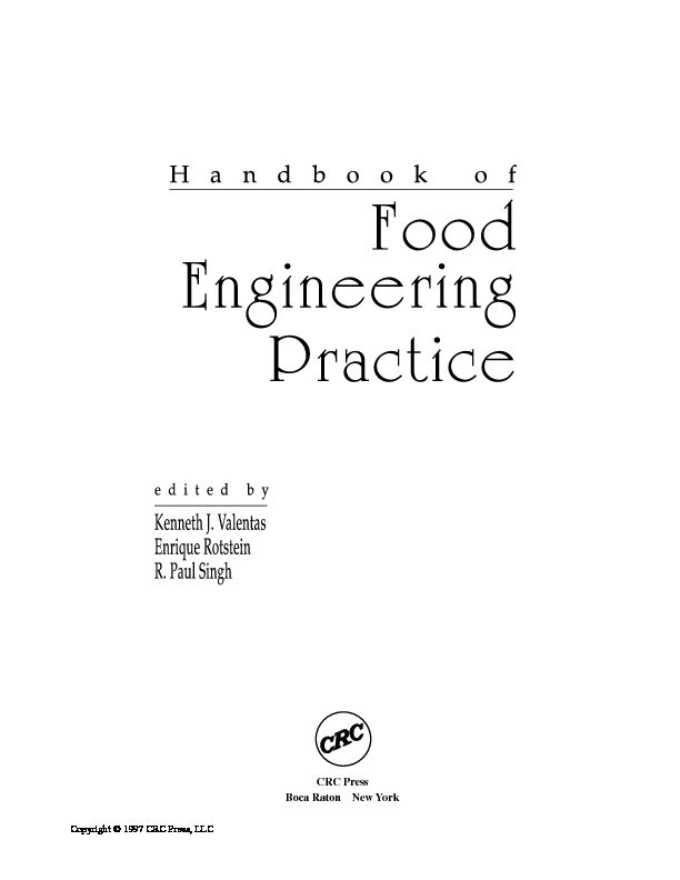 [PDF] handbook-of-food-engineering-practicepdf