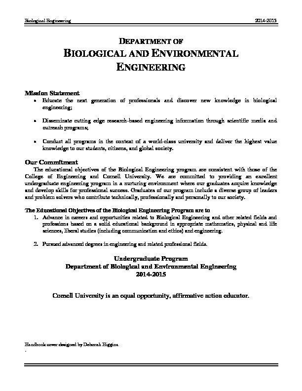 [PDF] biological and environmental engineering - BE Advised