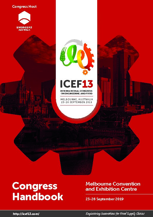 [PDF] ICEF13 - Australian Institute of Food Science and Technology (AIFST)
