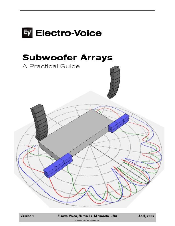 Subwoofer Arrays - Electro-Voice