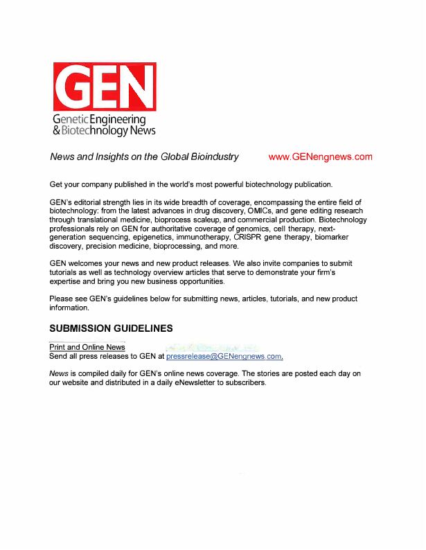 [PDF] Genetic Engineering & Biotechnology News