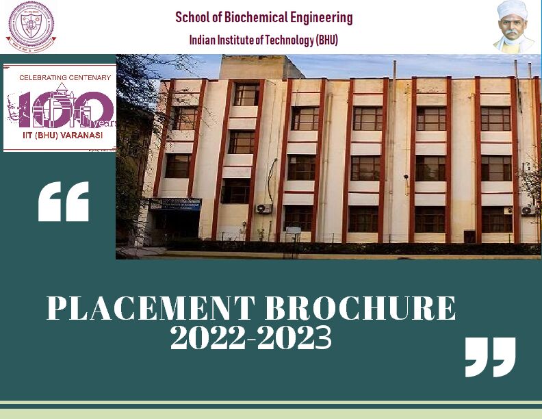 [PDF] School of biochemical - Training & Placement Cell  IIT (BHU) Varanasi