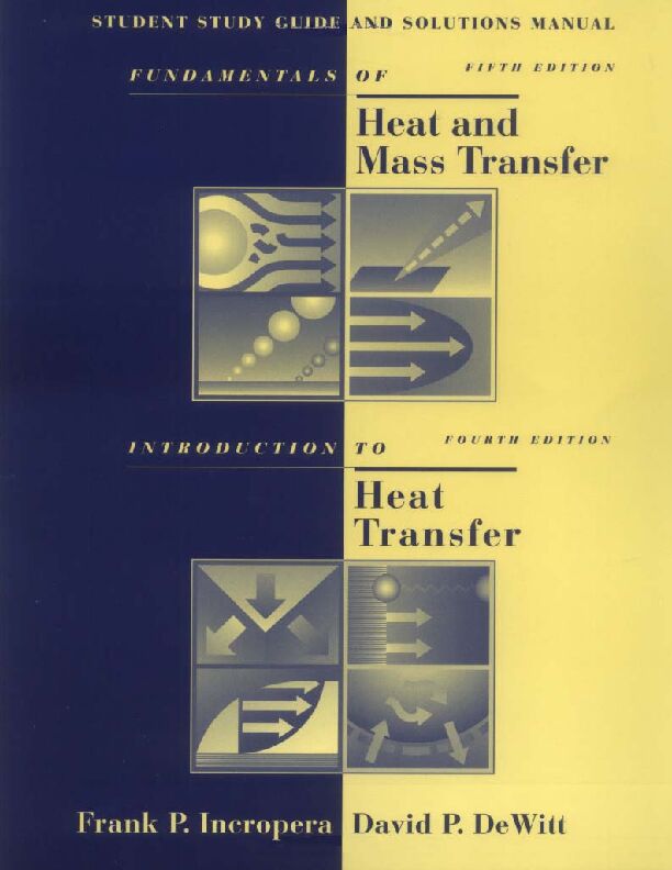 [PDF] Fundamentals of Heat and Mass Transfer - Solutions Manual