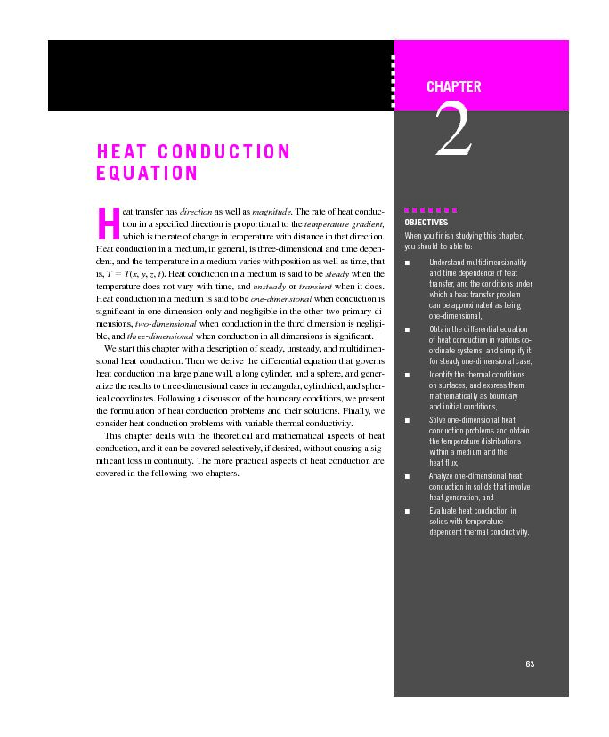[PDF] HEAT CONDUCTION EQUATION