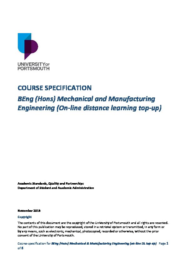 Searches related to hnd manufacturing engineering distance learning filetype:pdf