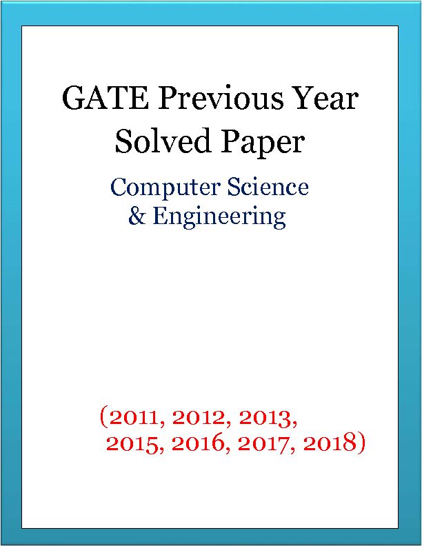 [PDF] GATE Previous Year Solved Paper - ADGITM